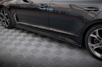 Maxton Design side skirts for Kia Stinger GT-Line (2017-2023), matt black