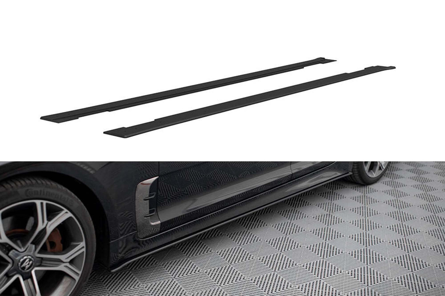 Maxton Design side skirts for Kia Stinger GT-Line (2017-2023), matt black