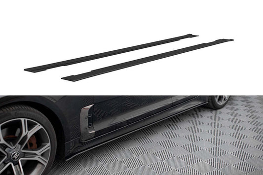 Maxton Design praguri pentru Kia Stinger GT-Line (2017-2023), negru mat