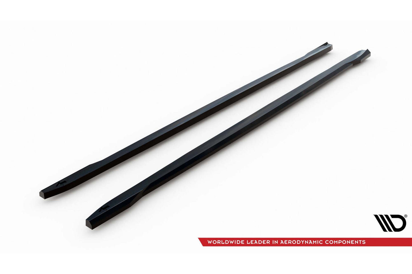 Maxton Design side skirts for Skoda Fabia Monte Carlo (from 2021), gloss black