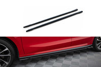 Maxton Design side skirts for Skoda Fabia Monte Carlo (from 2021), gloss black