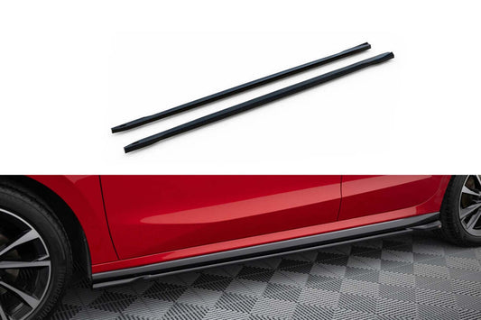 Maxton Design praguri pentru Skoda Fabia Monte Carlo (dupa 2021), lac negru