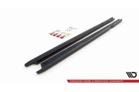 Maxton Design side skirts for Skoda Fabia (from 2014), gloss black