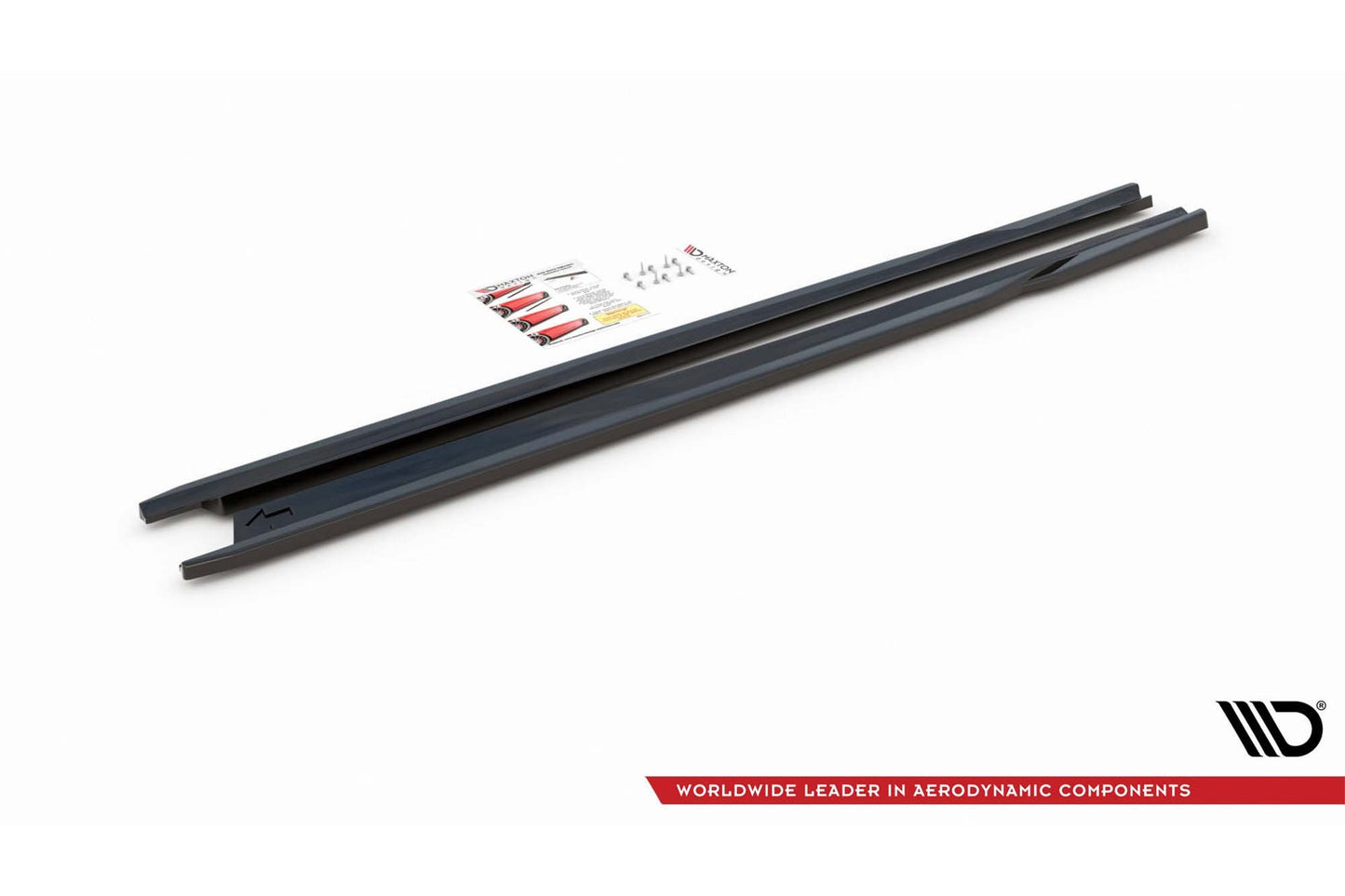 Maxton Design side skirts for Skoda Fabia (from 2014), gloss black