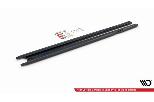 Maxton Design praguri pentru Skoda Fabia (dupa 2014), lac negru