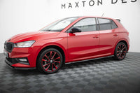 Maxton Design side skirts for Skoda Fabia (from 2021), gloss black