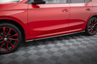 Maxton Design side skirts for Skoda Fabia (from 2021), gloss black