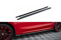 Maxton Design side skirts for Skoda Fabia (from 2021), gloss black