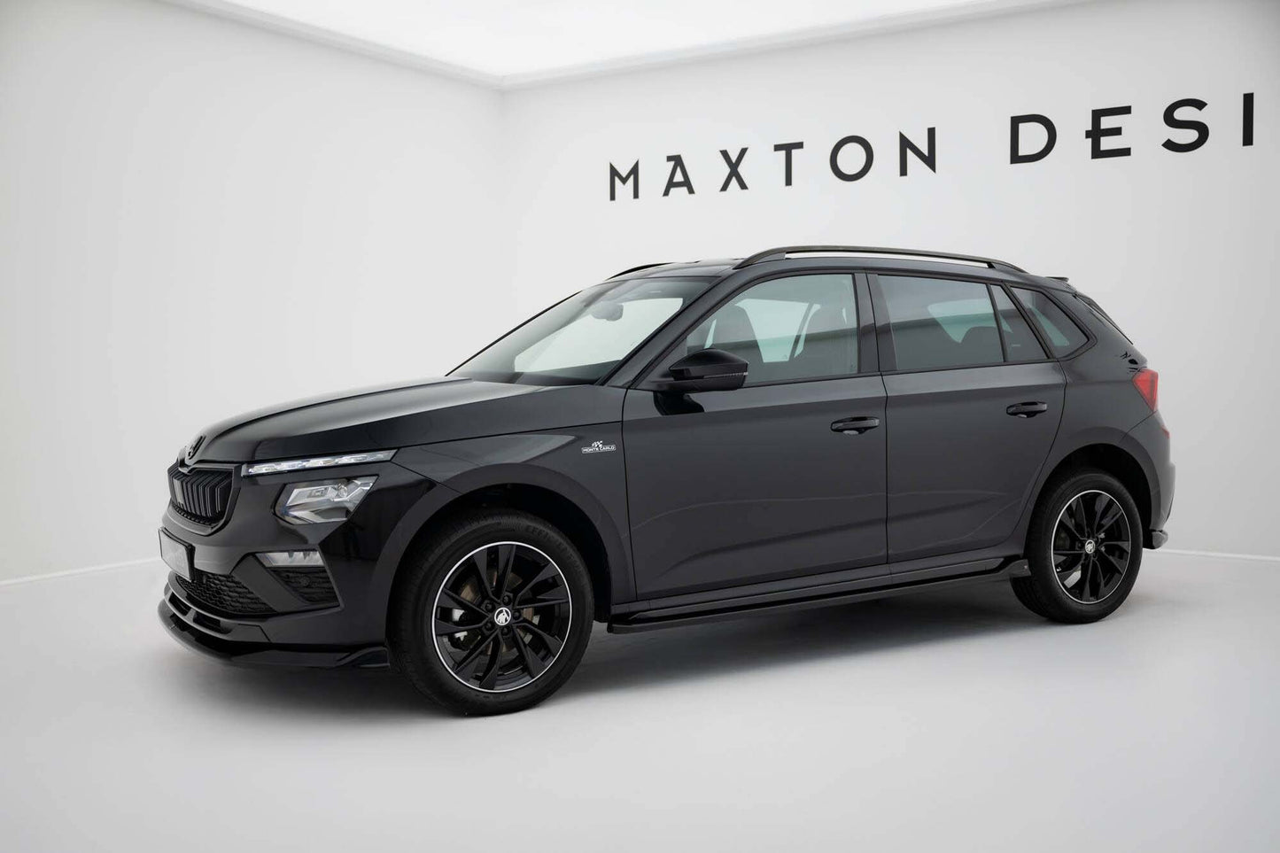 Praguri Maxton Design pentru Skoda Kamiq Monte Carlo (după 2023), negru lucios