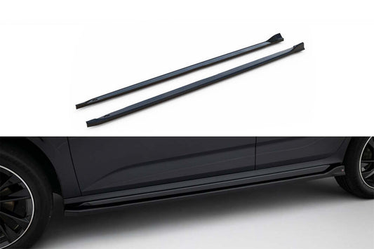 Praguri Maxton Design pentru Skoda Kamiq Monte Carlo (dupa 2023), lac negru