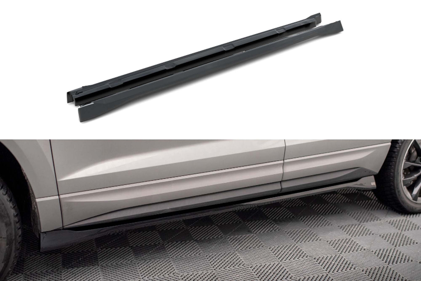 Maxton Design Side Skirts for Skoda Karoq Sportline Mk1 (2021-), carbon color