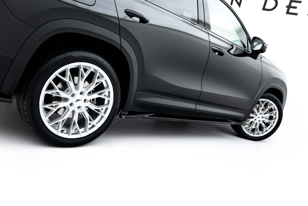 Maxton Design praguri pentru Skoda Kodiaq (dupa 2024), negru lac