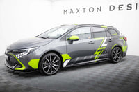 Maxton Design side skirts for Toyota Corolla GR Sport station wagon (2019-2023), gloss black