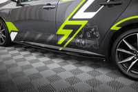 Maxton Design side skirts for Toyota Corolla GR Sport station wagon (2019-2023), gloss black