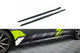 Maxton Design side skirts for Toyota Corolla GR Sport station wagon (2019-2023), gloss black