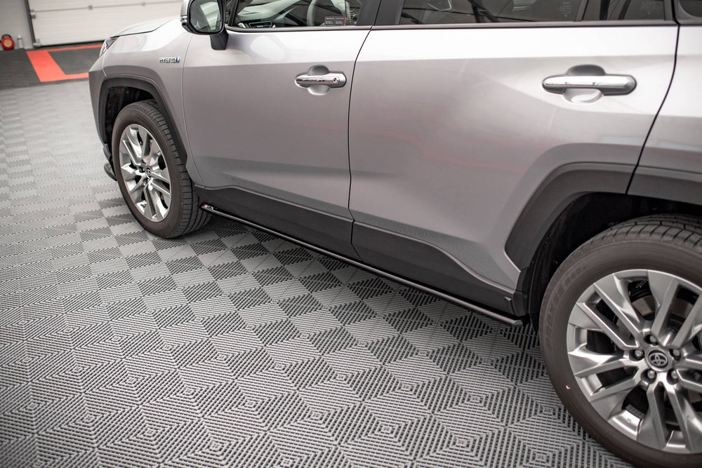 Maxton Design Side Skirts Diffusers pentru Toyota Rav4 (2019-), negru mat