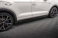 Praguri usi Maxton Design pentru Volkswagen T-Roc R Mk1 (dupa 2021), lac negru