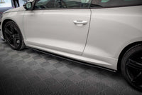 Praguri usi Maxton Design pentru Volkswagen Scirocco R 2008-2014, negru mat