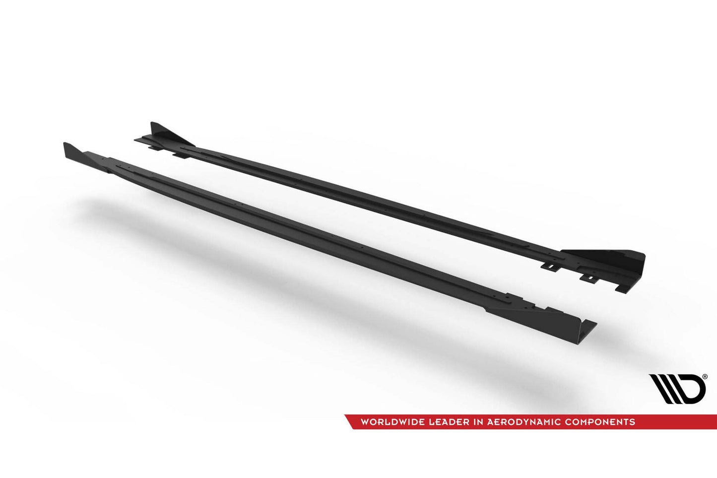 Praguri Maxton Design pentru portiere Volkswagen Scirocco R 2008-2014, negru mat