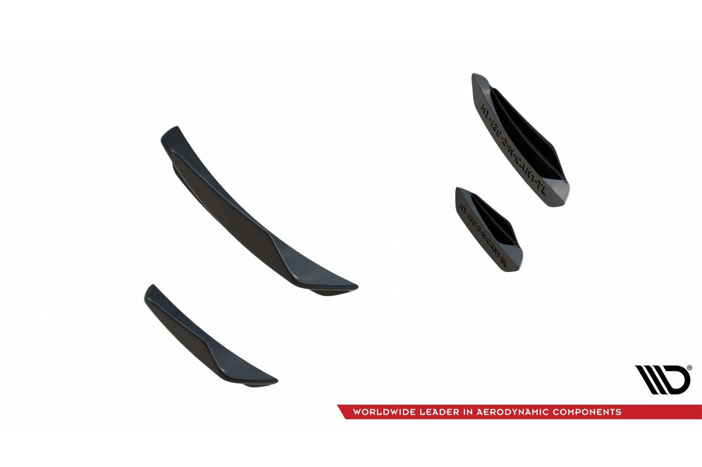 Extensii bara fata Maxton Design pentru Hyundai i30 N Fastback, hatchback (2017-2020), negru lac