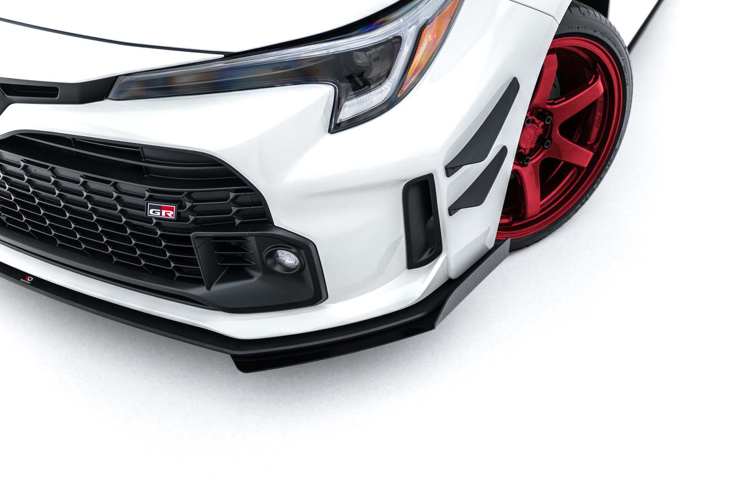 Extensii bară față Maxton Design pentru Toyota GR Corolla (2022-2024), lac negru