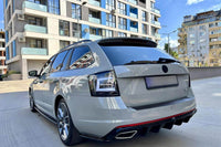 Maxton Design RS side skirt diffusers for Skoda Octavia hatchback/wagon (2013-2019), gloss black