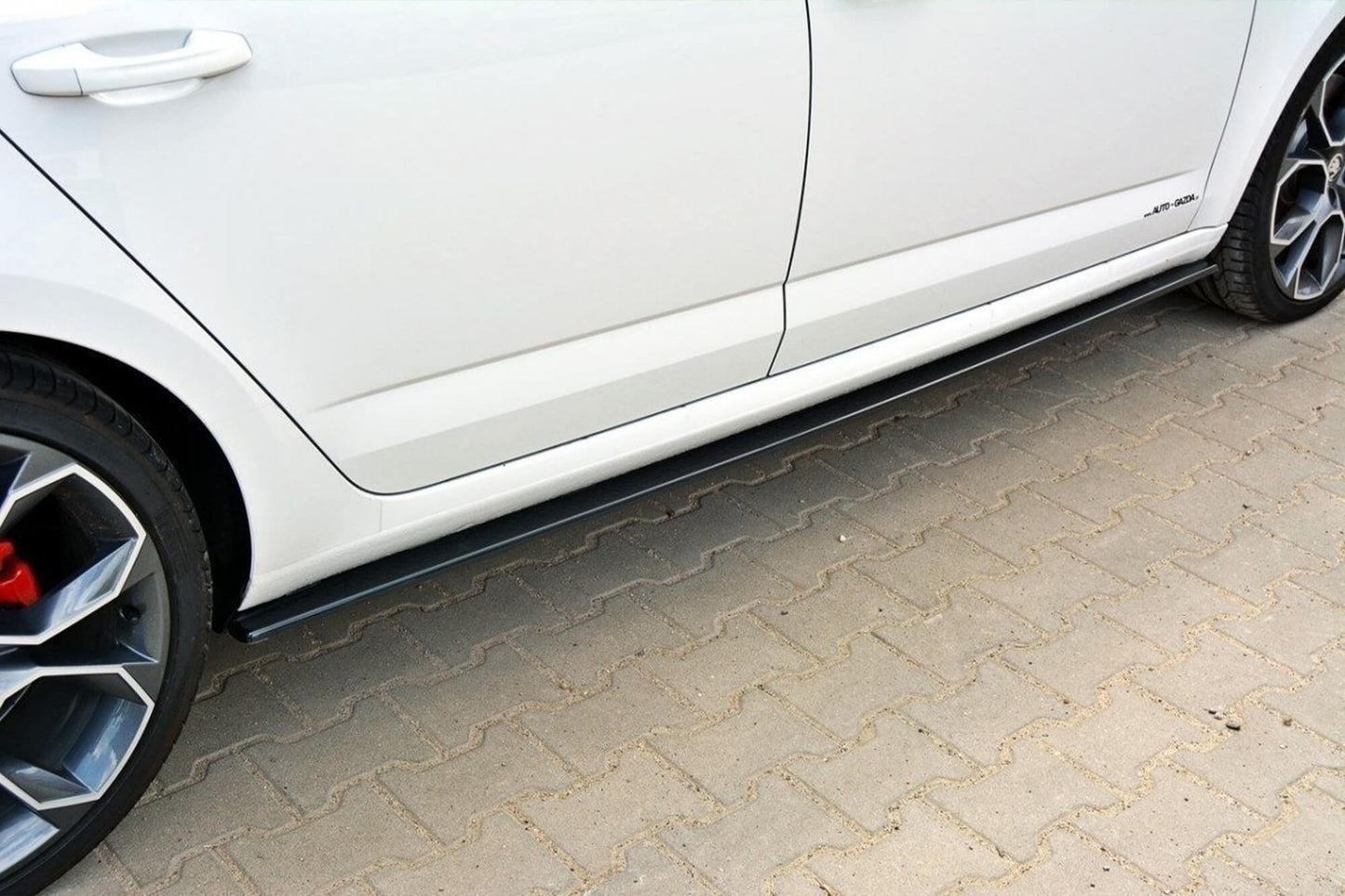 Maxton Design RS Side Skirt Diffusers for Skoda Octavia hatchback/wagon (2013-2019), matte black