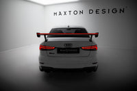 Eleron din carbon cu LED, compatibil cu Audi A3 / A3 S-Line / S3 / RS3 Sedan 8V / 8V Facelift (2013-2020)