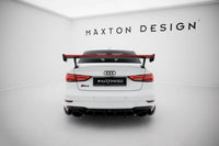 Eleron din carbon cu LED, compatibil cu Audi A3 / A3 S-Line / S3 / RS3 Sedan 8V / 8V Facelift (2013-2020)