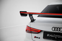 Eleron din carbon cu LED, compatibil cu Audi A3 / A3 S-Line / S3 / RS3 Sedan 8V / 8V Facelift (2013-2020)
