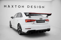 Eleron din carbon cu LED, compatibil cu Audi A3 / A3 S-Line / S3 / RS3 Sedan 8V / 8V Facelift (2013-2020)