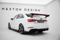 Eleron din carbon cu LED, compatibil cu Audi A3 / A3 S-Line / S3 / RS3 Sedan 8V / 8V Facelift (2013-2020)