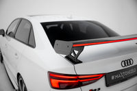 Eleron din carbon cu LED, compatibil cu Audi A3 / A3 S-Line / S3 / RS3 Sedan 8V / 8V Facelift (2013-2020)
