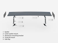 Spoiler portbagaj Maxton Design tip aripă din fibră de carbon cu stop LED pentru BMW Seria 5 G30 Sedan / M5 F90 Sedan (2017-2024)