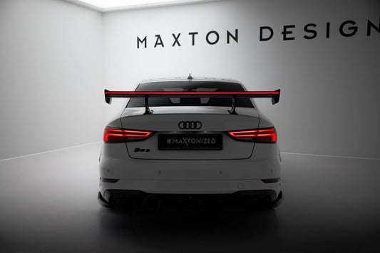 Eleron din carbon cu LED, Audi A3 / A3 S-Line / S3 / RS3 Sedan 8V / 8V Facelift (2013-2020)