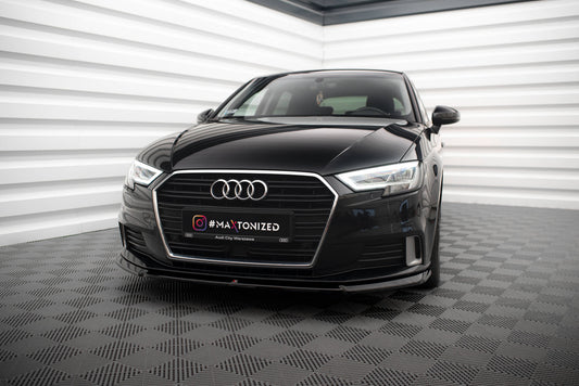 Splitter fata V.2 compatibil cu Audi A3 Sportback 8V Facelift (2016-2020)