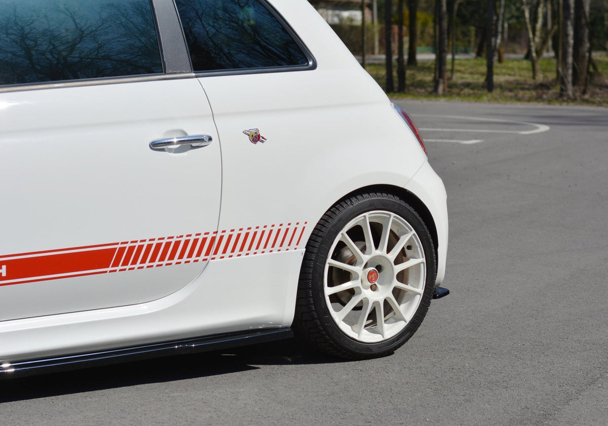 Splittere laterale spate Abarth 500 Mk1 (2008-2016)