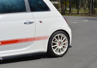 Splittere laterale spate Abarth 500 Mk1 (2008-2016)