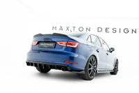 Diffuser bara spate compatibil cu Audi A3 Sedan 8V (evacuare 2 puncte) (2013-2016)