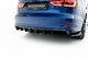 Diffuser bara spate compatibil cu Audi A3 Sedan 8V (evacuare dubla intr-un singur punct) (2013-2016)