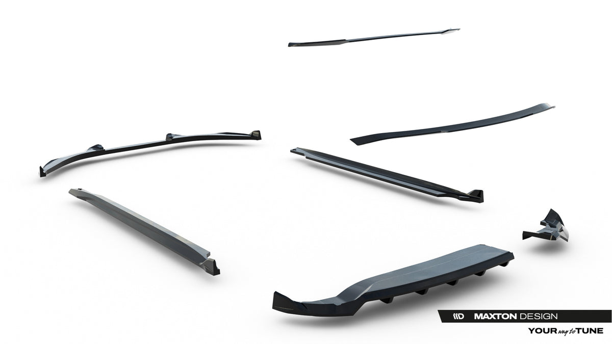 Spoiler portbagaj Maxton Design tip aripă din fibră de carbon cu stop LED pentru BMW Seria 5 G30 Sedan / M5 F90 Sedan (2017-2024)