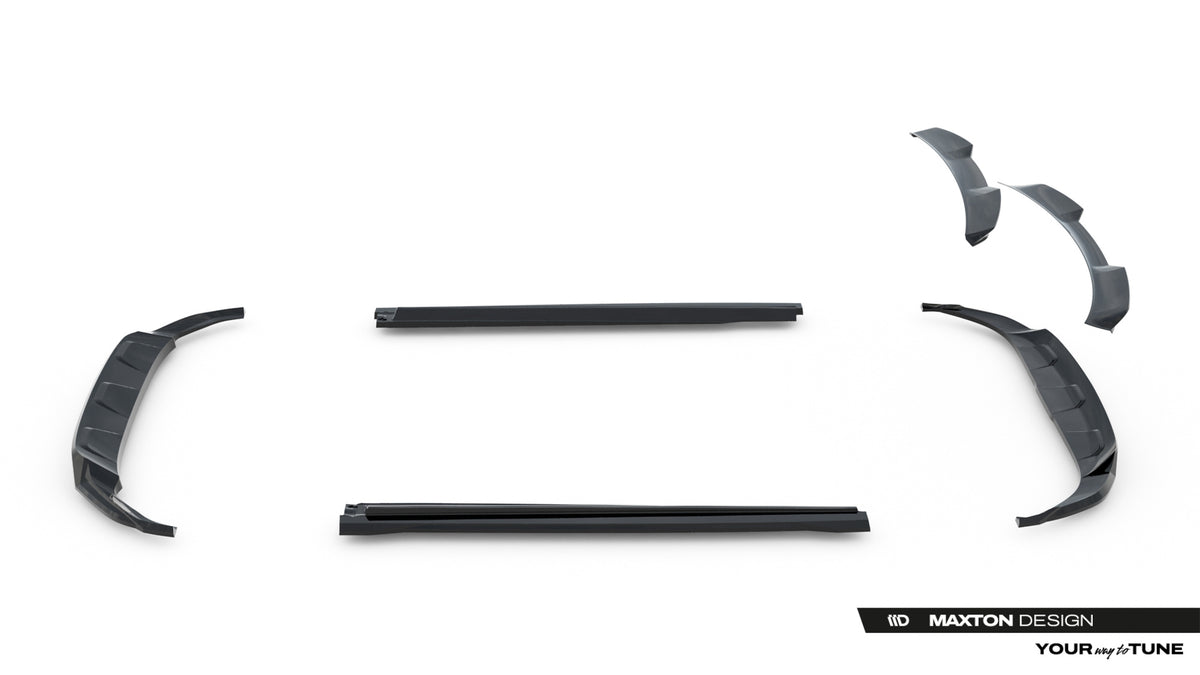 Set de splittere compatibil cu Audi Q8 Mk1 (2018-2023)