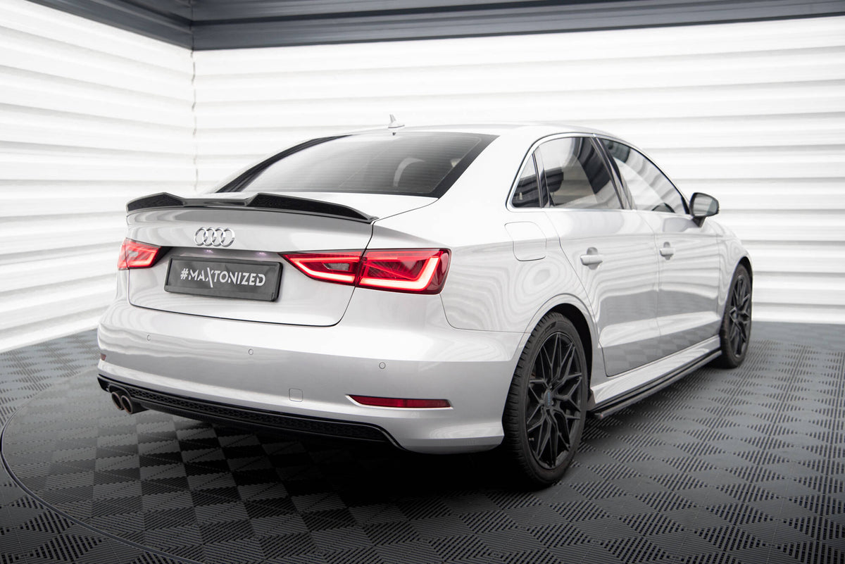 Prelungire eleron 3D compatibila cu Audi A3 / A3 S-Line / S3 Sedan 8V (2013-2020)