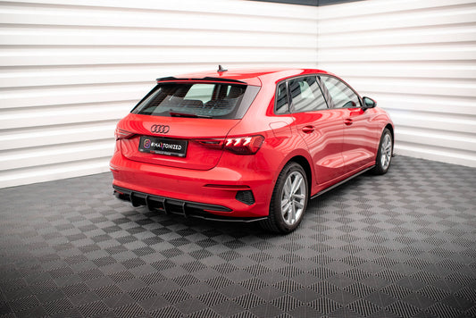 Diffuser spate Street Pro compatibil cu Audi A3 Sportback 8Y (2020-2024)