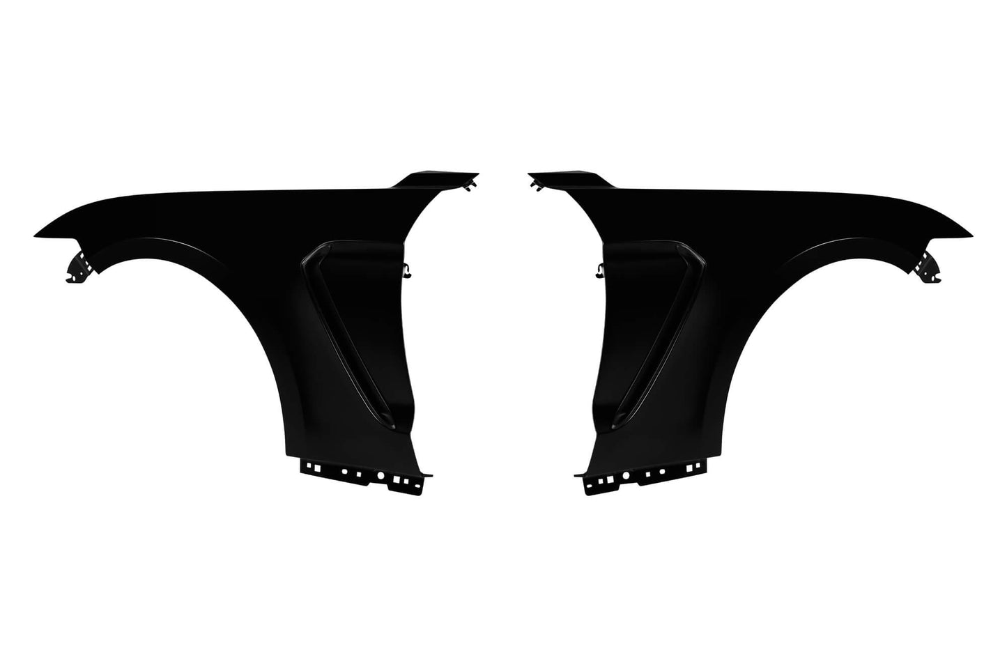 Set aripi frontale din otel tip GT350 compatibile cu Ford Mustang (2015-2017)