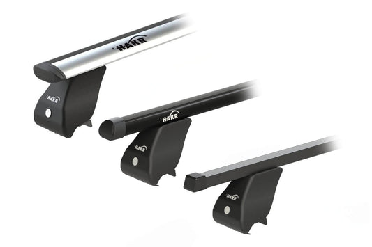 Prinderi Hakr tip 343 pentru masini cu bare de plafon incorporate, capacitate de incarcare de pana la 100 kg, negre, 4 bucati