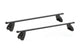 Hakr steel roof bars with fixings for Skoda Fabia hatchback 2007-2014 without factory rails, black