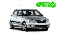 Hakr steel roof bars with fixings for Skoda Fabia hatchback 2007-2014 without factory rails, black