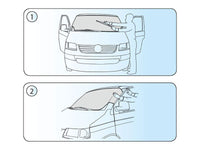 Markiza neagra Kegel pentru dube, marimea XXL