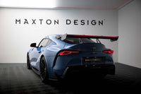 Maxton Design spoiler portbagaj fibră de carbon cu lumină LED frână pentru Toyota Supra (2019-)